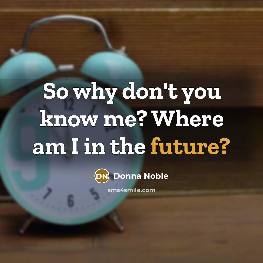 “So why don't you know me? Where am I in…” quote by Donna Noble