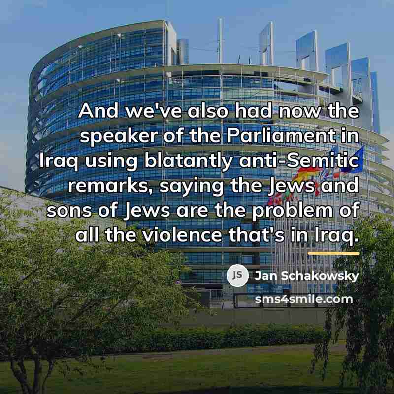 “And we've also had now the speaker of the Parliament…” quote by Jan Schakowsky
