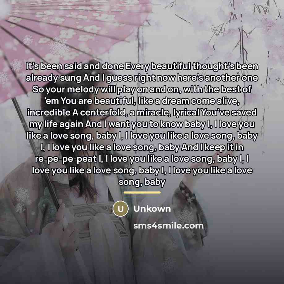 “It's been said and done Every beautiful thought's been already…” quote by Unkown