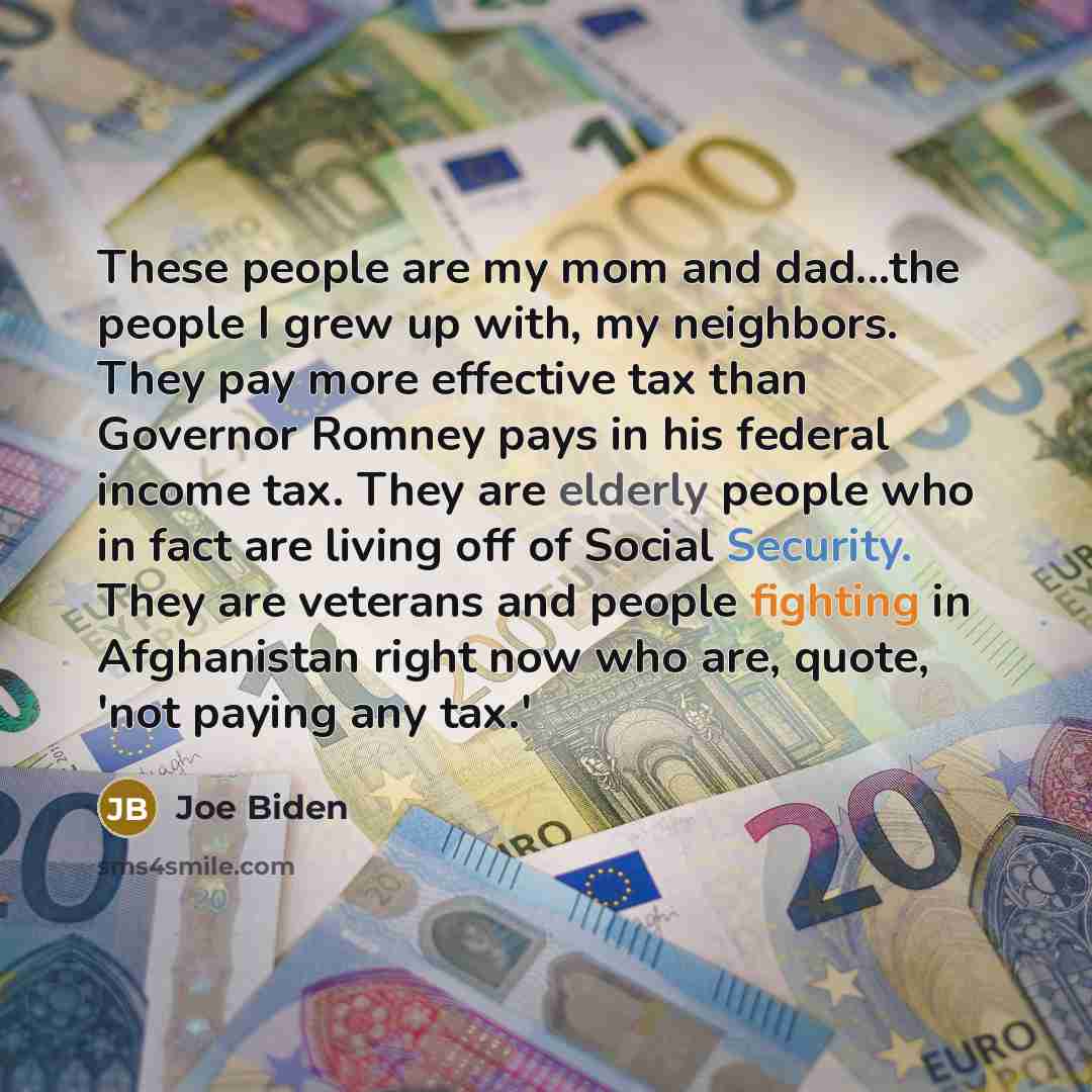 “These people are my mom and dad...the people I grew…” quote by Joe Biden