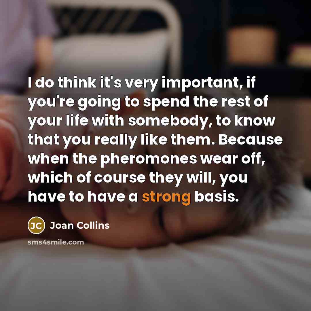 “I do think it's very important, if you're going to…” quote by Joan Collins