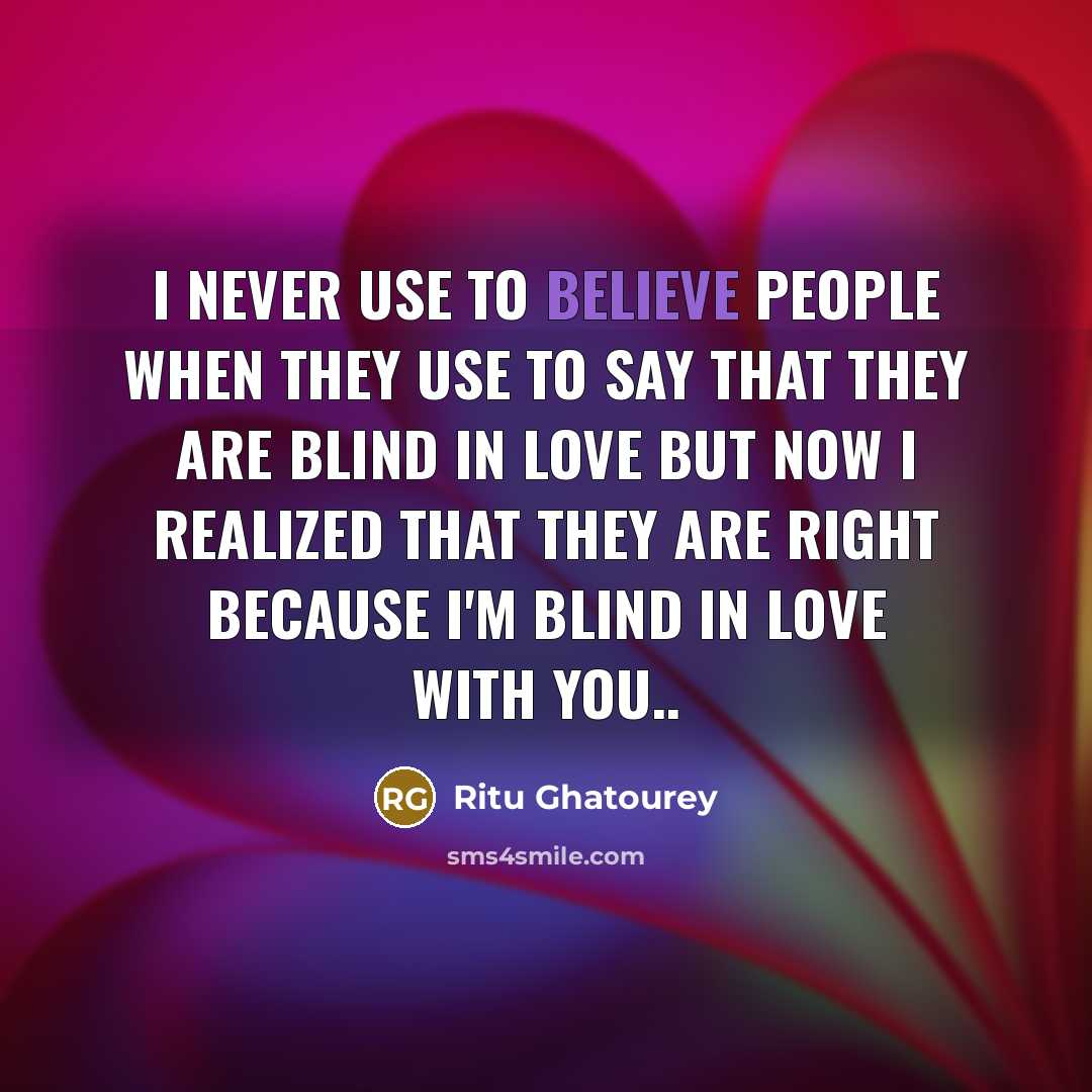 “I never use to believe people when they use to…” quote by Ritu Ghatourey