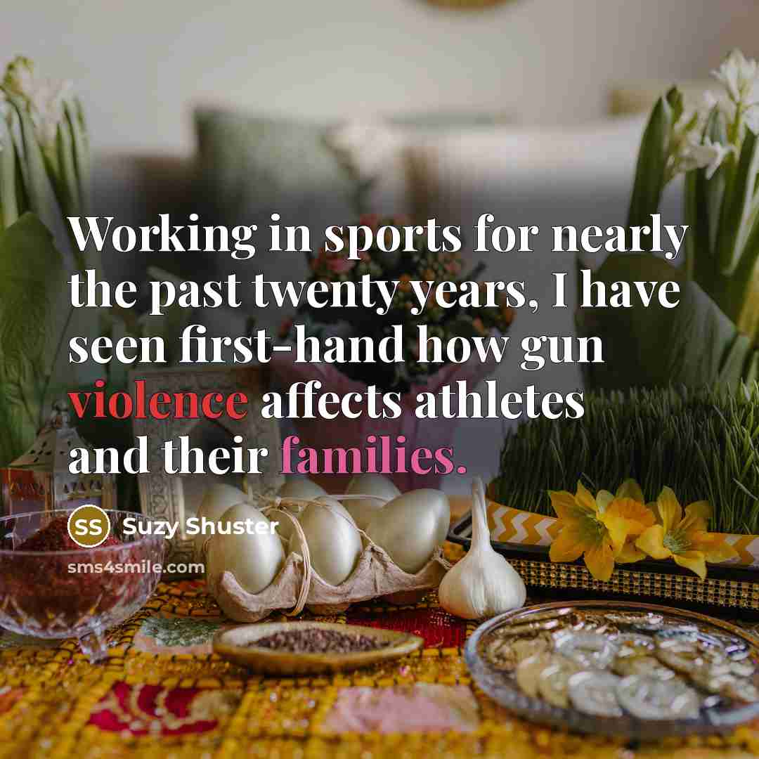 “Working in sports for nearly the past twenty years, I…” quote by Suzy Shuster