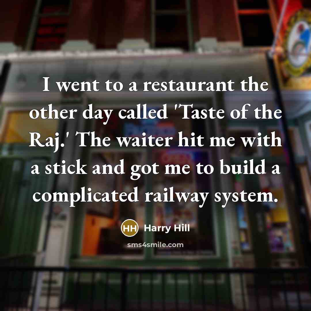 “I went to a restaurant the other day called 'Taste…” quote by Harry Hill