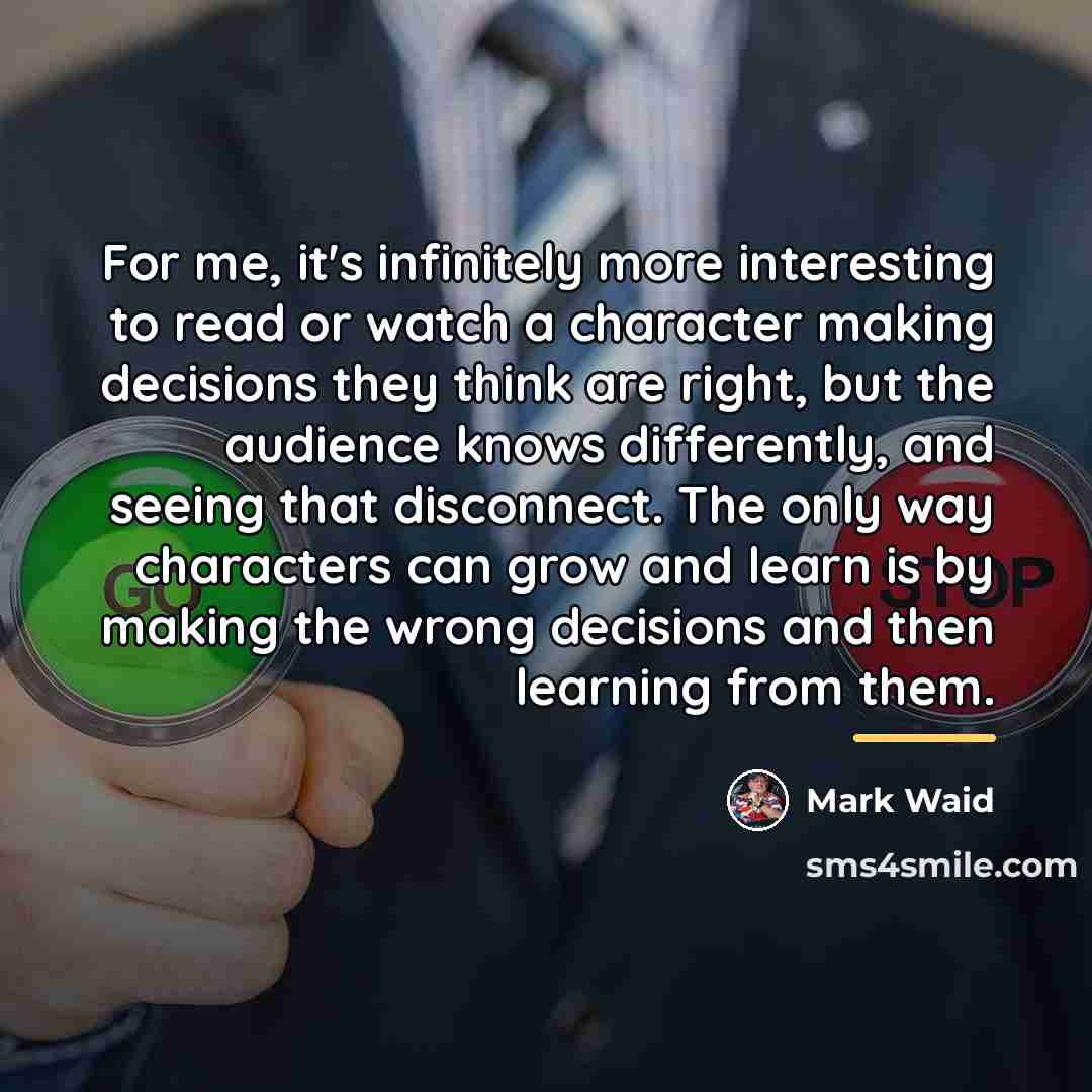 “For me, it's infinitely more interesting to read or watch…” quote by Mark Waid