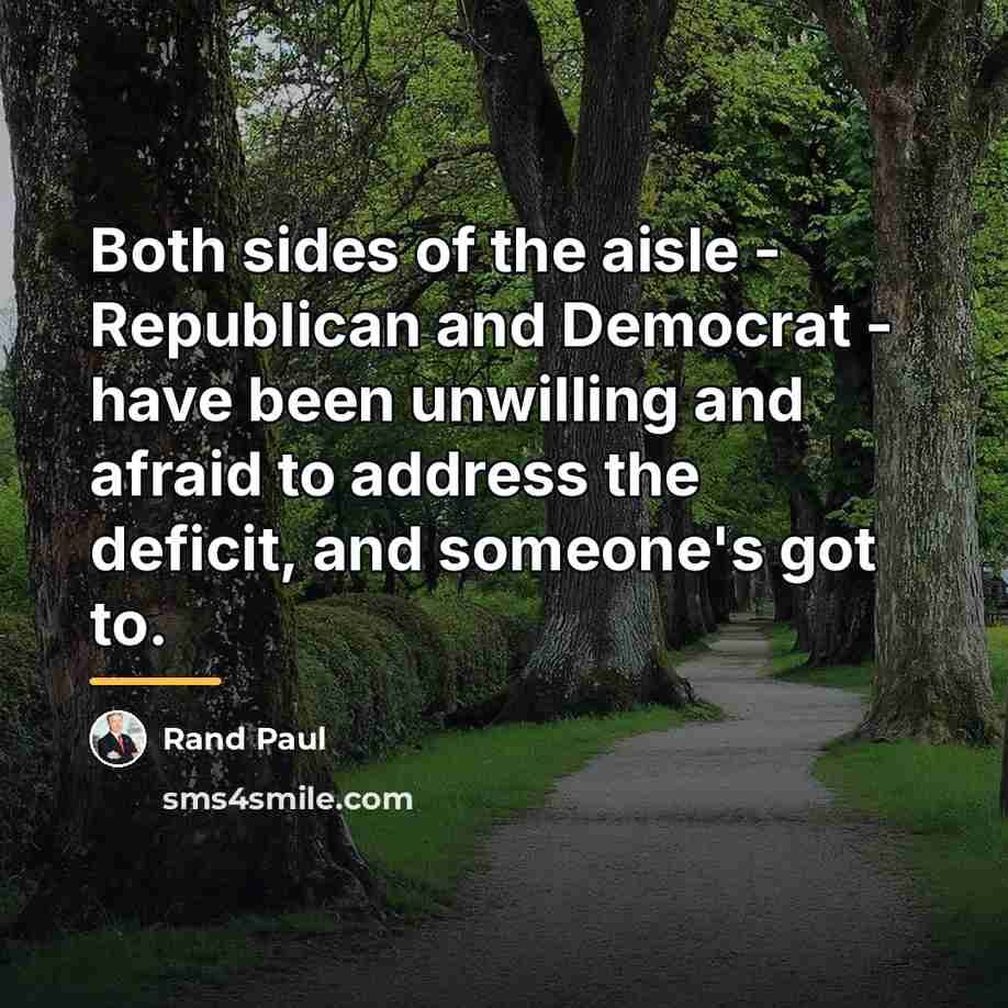 “Both sides of the aisle - Republican and Democrat -…” quote by Rand Paul