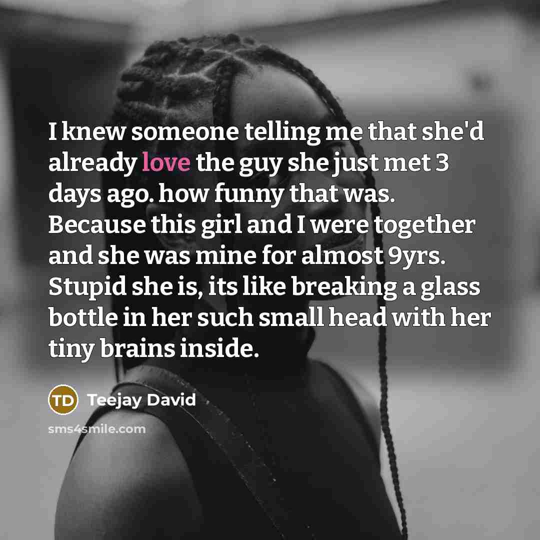 “I knew someone telling me that she'd already love the…” quote by Teejay David