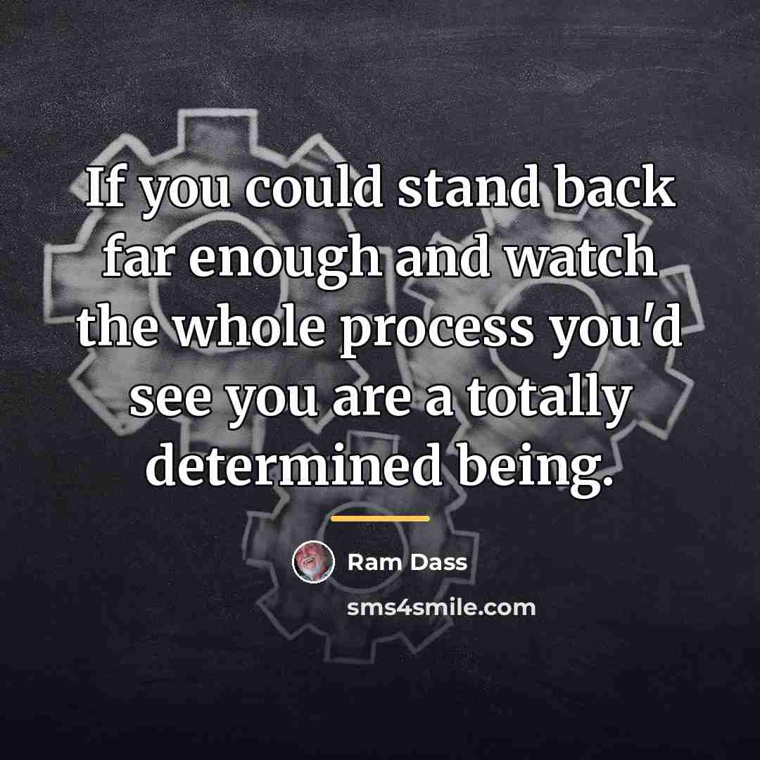 “If you could stand back far enough and watch the…” quote by Ram Dass