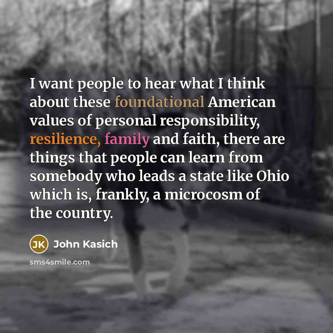 “I want people to hear what I think about these…” quote by John Kasich