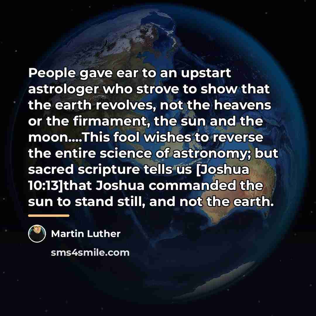“People gave ear to an upstart astrologer who strove to…” quote by Martin Luther