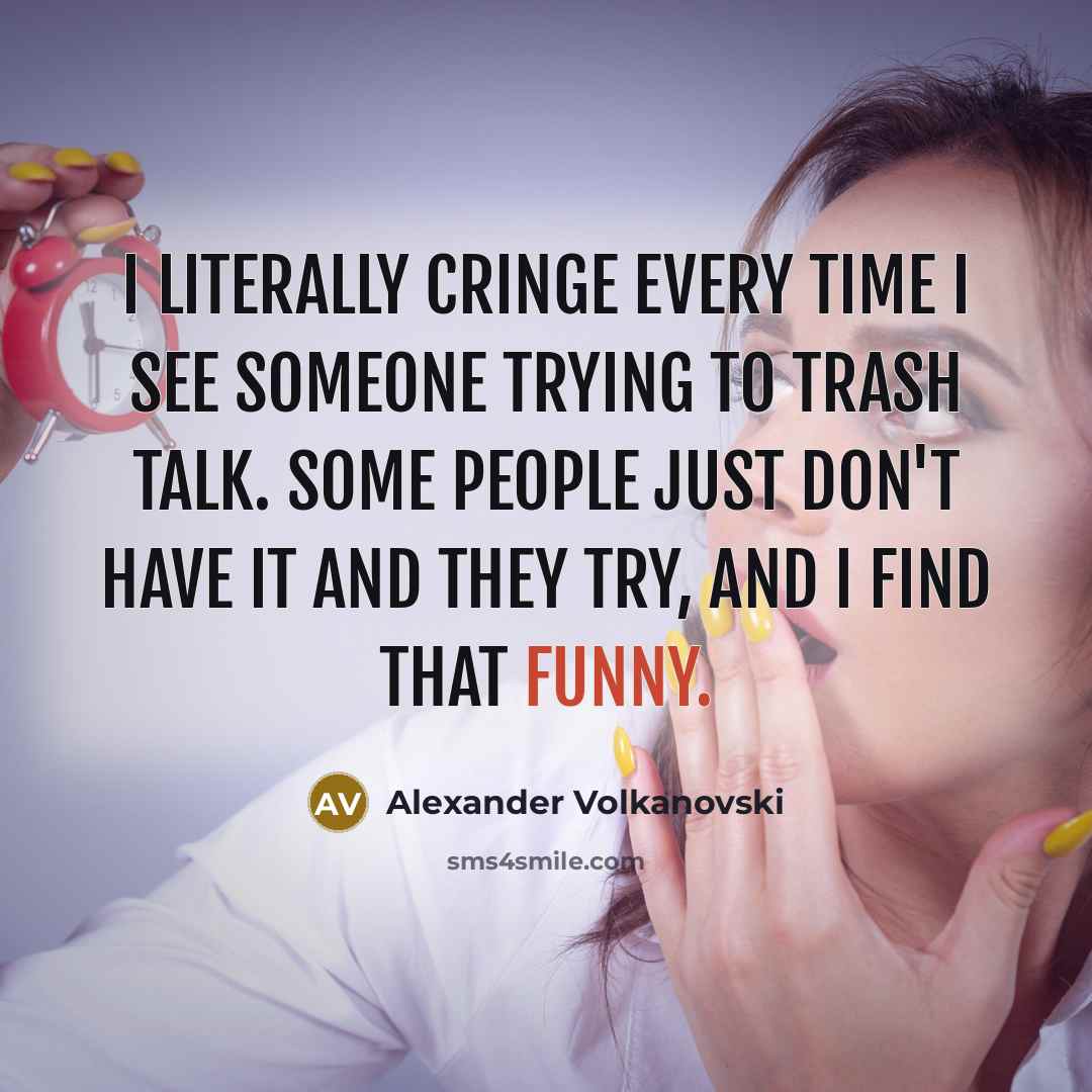 “I literally cringe every time I see someone trying to…” quote by Alexander Volkanovski