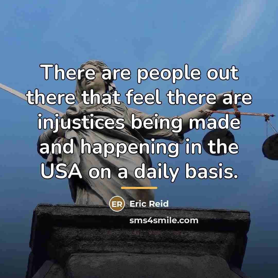 “There are people out there that feel there are injustices…” quote by Eric Reid