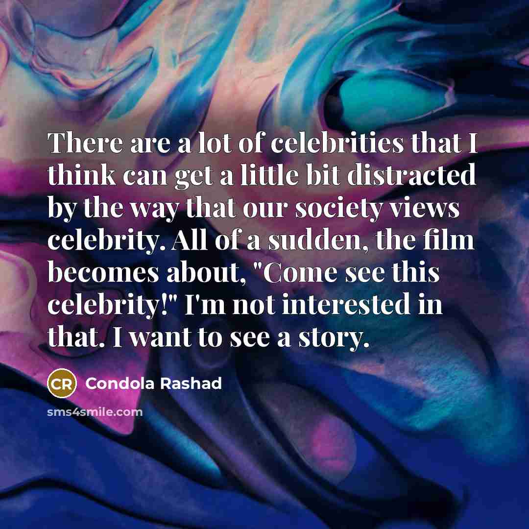 “There are a lot of celebrities that I think can…” quote by Condola Rashad