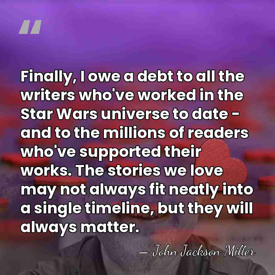 Finally, I owe a debt to all the writers who've worked in&hellip; - John Jackson Miller