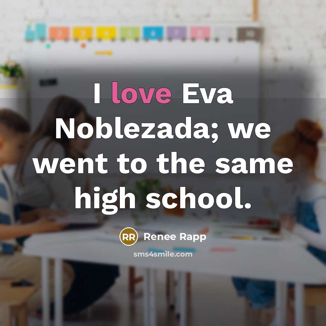 “I love Eva Noblezada; we went to the same high…” quote by Renee Rapp