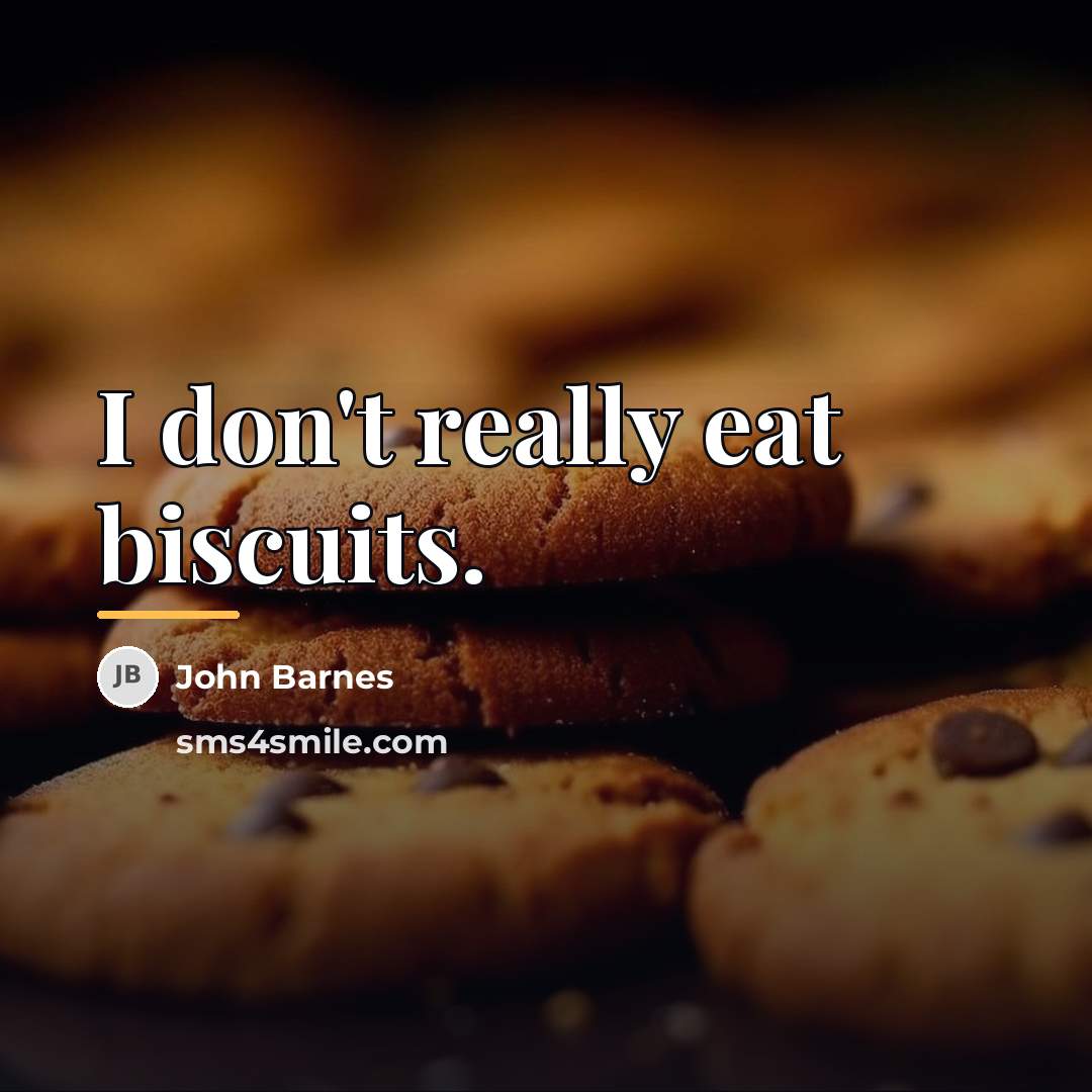 “I don't really eat biscuits.…” quote by John Barnes