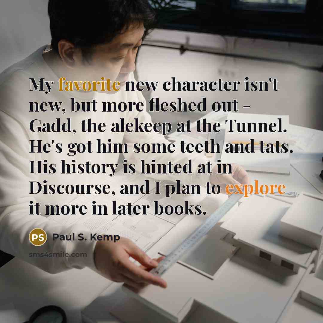 “My favorite new character isn't new, but more fleshed out…” quote by Paul S. Kemp