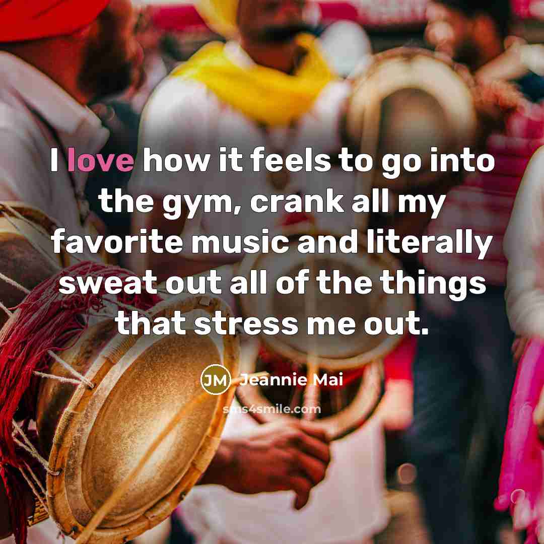 “I love how it feels to go into the gym,…” quote by Jeannie Mai