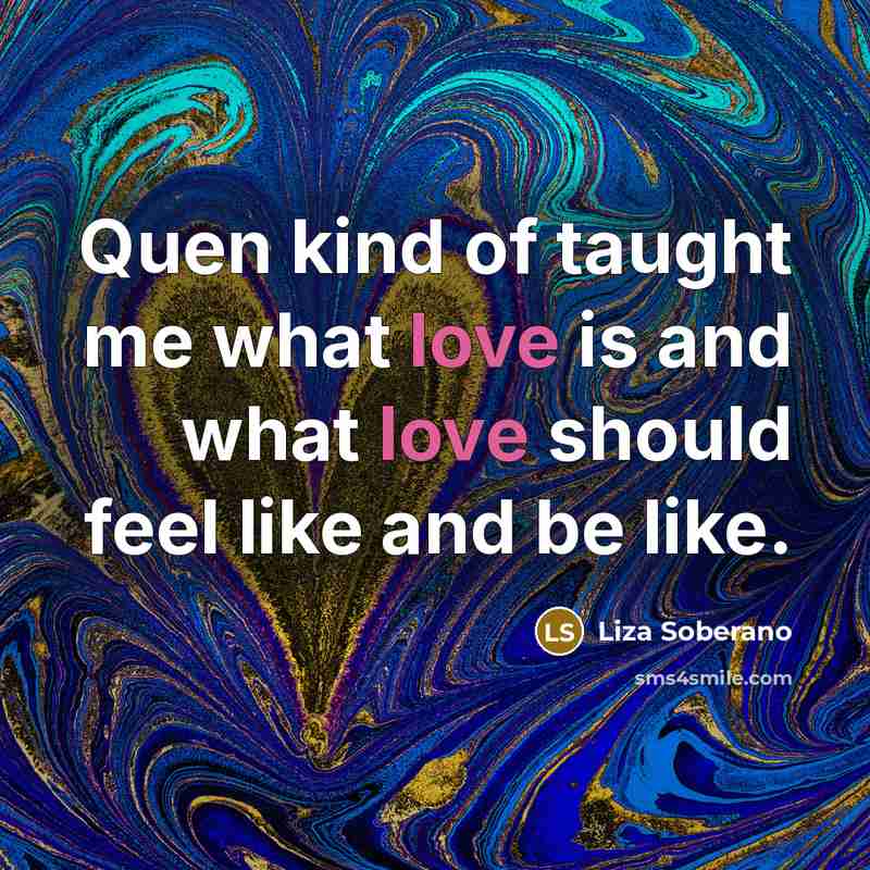 “Quen kind of taught me what love is and what…” quote by Liza Soberano