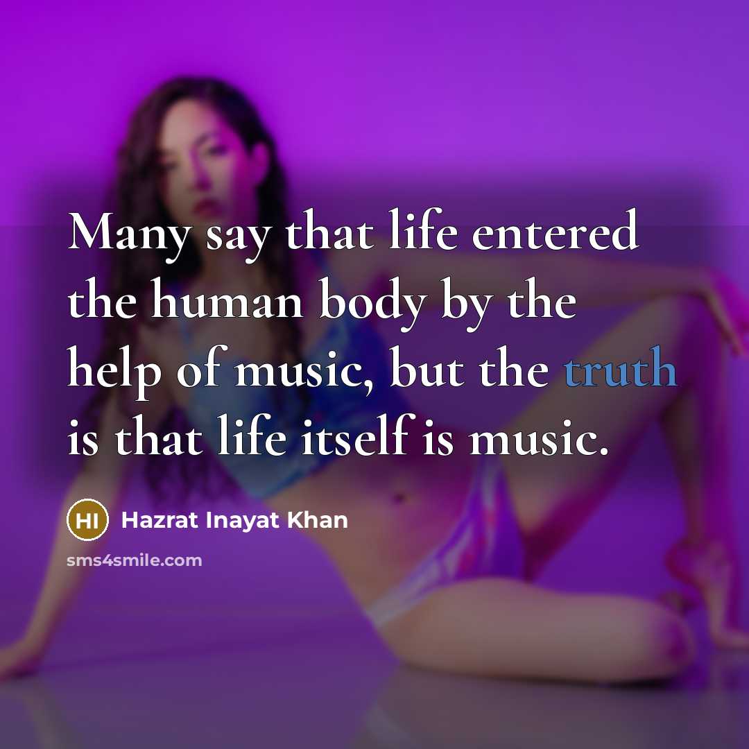 “Many say that life entered the human body by the…” quote by Hazrat Inayat Khan