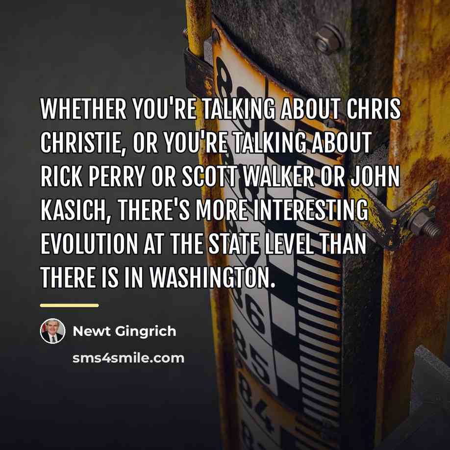 “Whether you're talking about Chris Christie, or you're talking about…” quote by Newt Gingrich