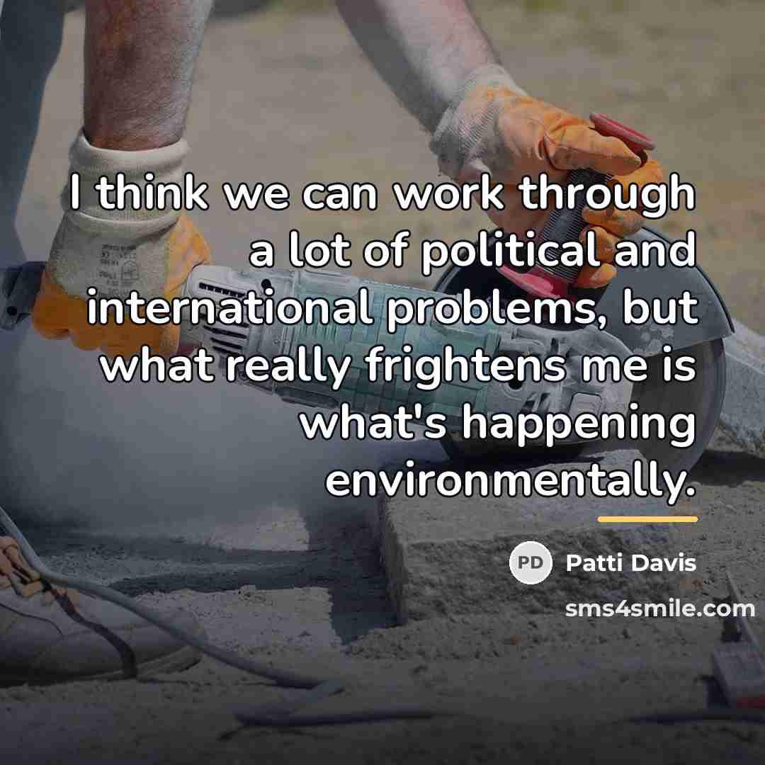 “I think we can work through a lot of political…” quote by Patti Davis