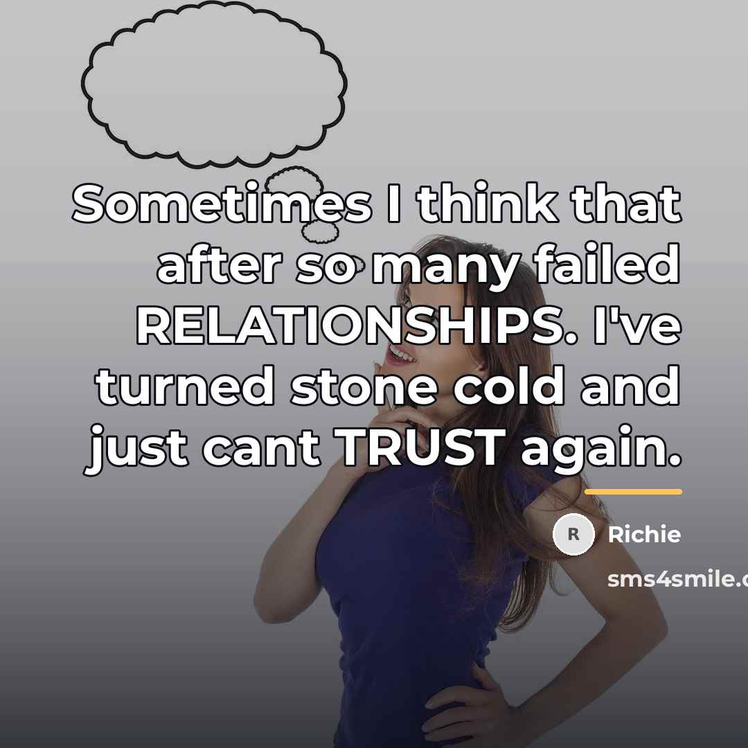 “Sometimes I think that after so many failed RELATIONSHIPS. I've…” quote by Richie