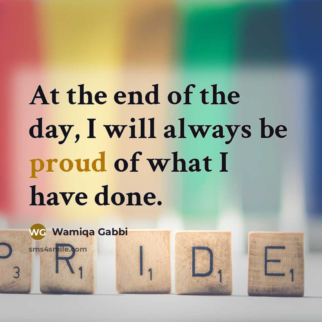 “At the end of the day, I will always be…” quote by Wamiqa Gabbi