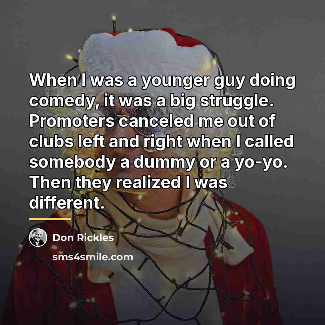 “When I was a younger guy doing comedy, it was…” quote by Don Rickles