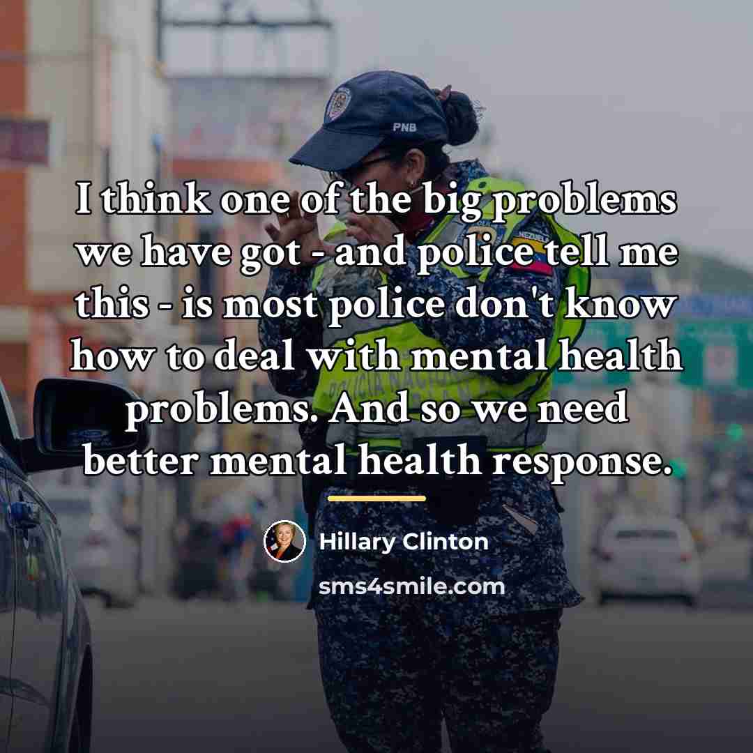 “I think one of the big problems we have got…” quote by Hillary Clinton