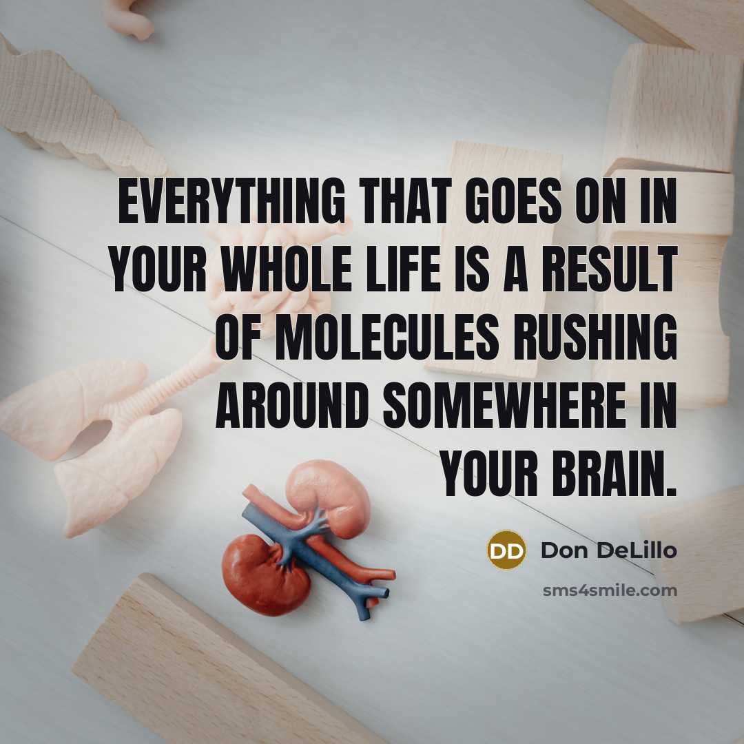 “Everything that goes on in your whole life is a…” quote by Don DeLillo