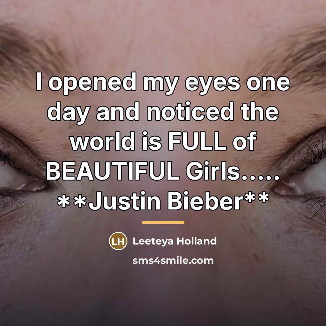 “I opened my eyes one day and noticed the world…” quote by Leeteya Holland