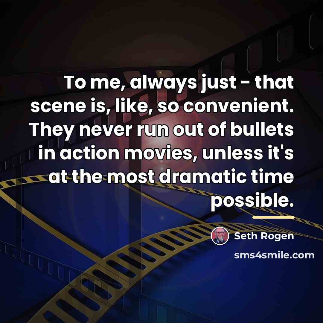 “To me, always just - that scene is, like, so…” quote by Seth Rogen