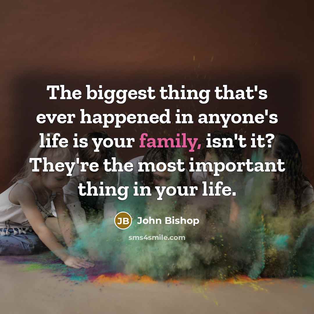 “The biggest thing that's ever happened in anyone's life is…” quote by John Bishop