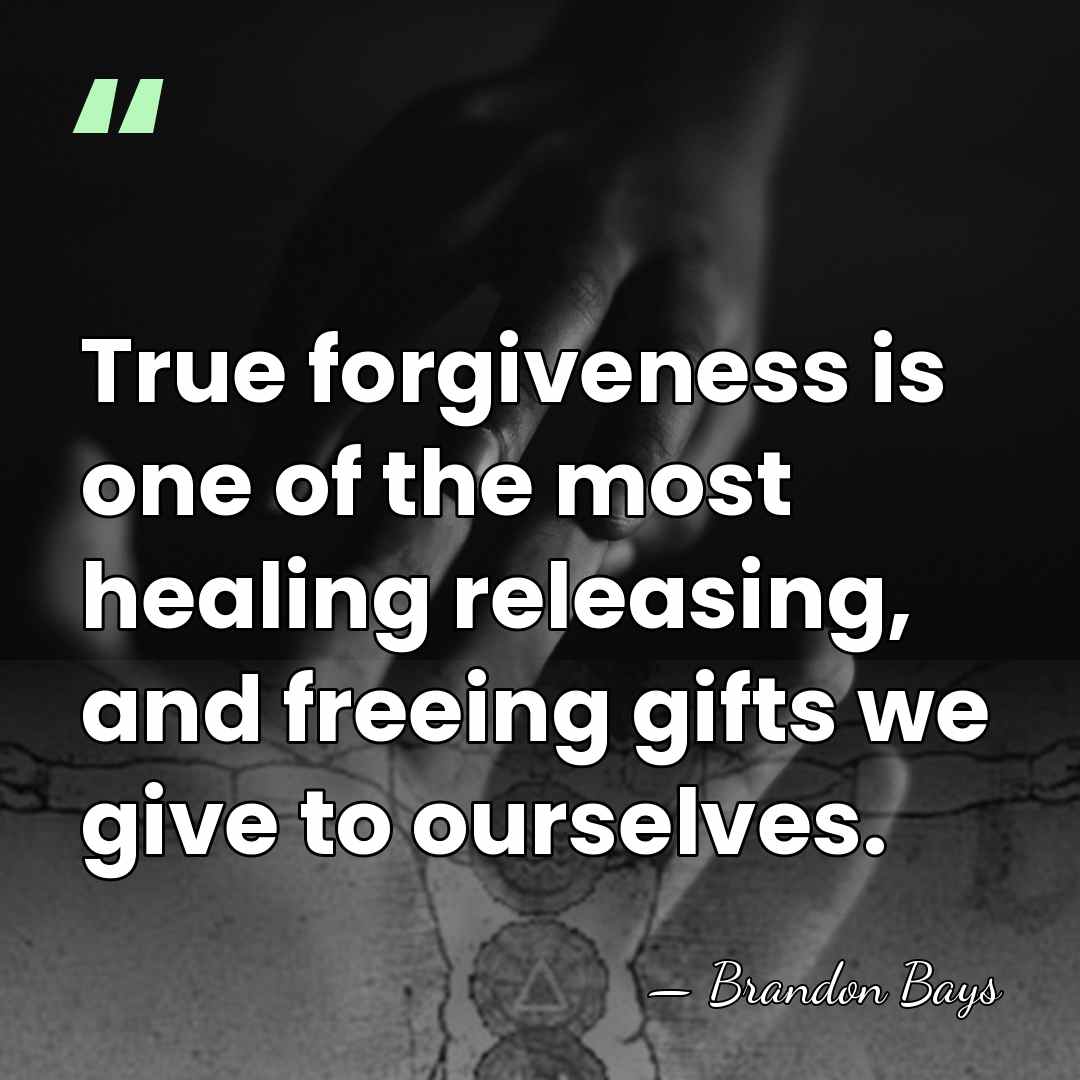 True forgiveness is one of the most healing releasing, and freeing gifts&hellip; - Brandon Bays