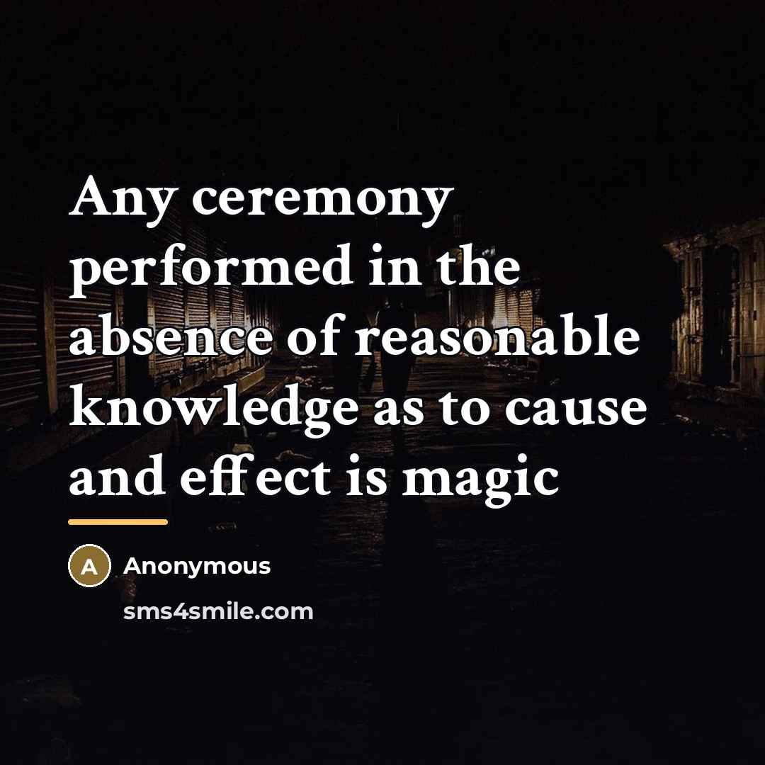 “Any ceremony performed in the absence of reasonable knowledge as…” quote by Bernard Wolfe Limbo