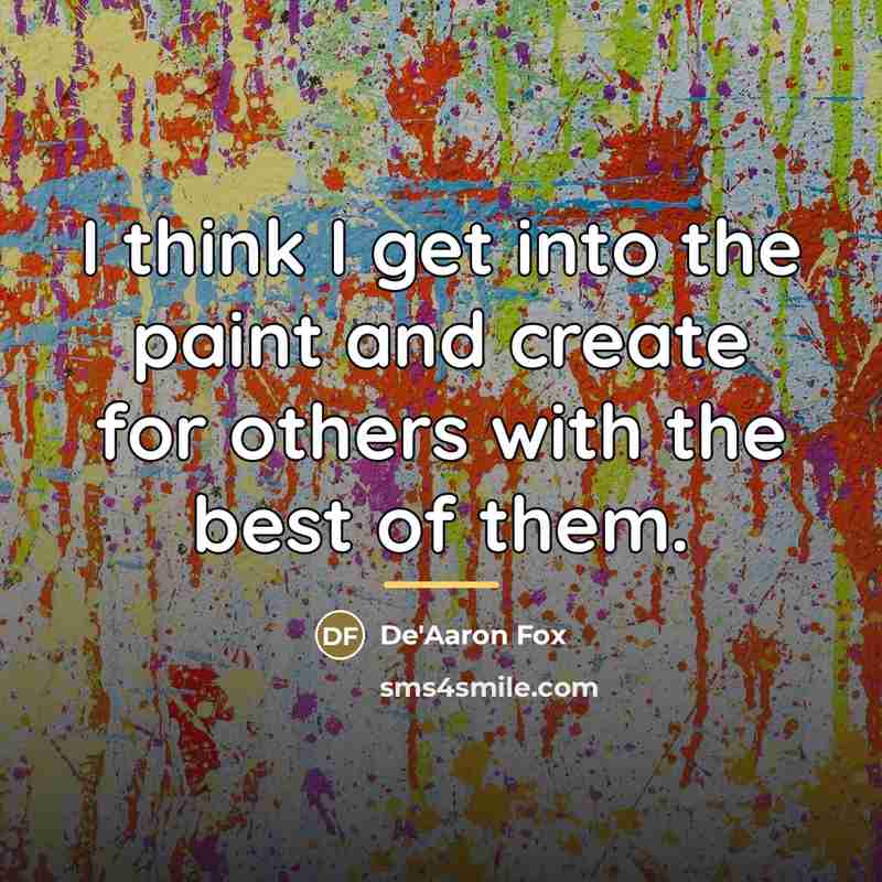 “I think I get into the paint and create for…” quote by De'Aaron Fox