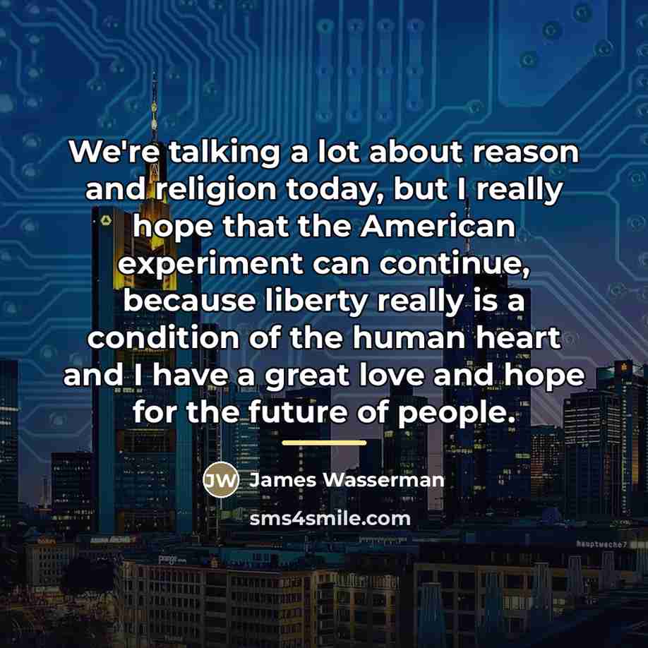 “We're talking a lot about reason and religion today, but…” quote by James Wasserman