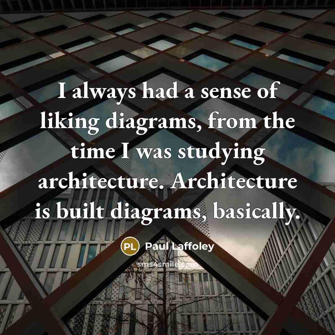 “I always had a sense of liking diagrams, from the…” quote by Paul Laffoley