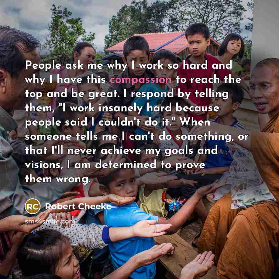 “People ask me why I work so hard and why…” quote by Robert Cheeke