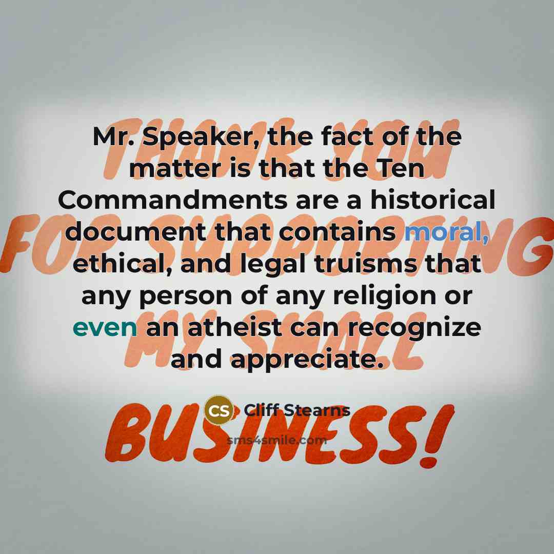 “Mr. Speaker, the fact of the matter is that the…” quote by Cliff Stearns