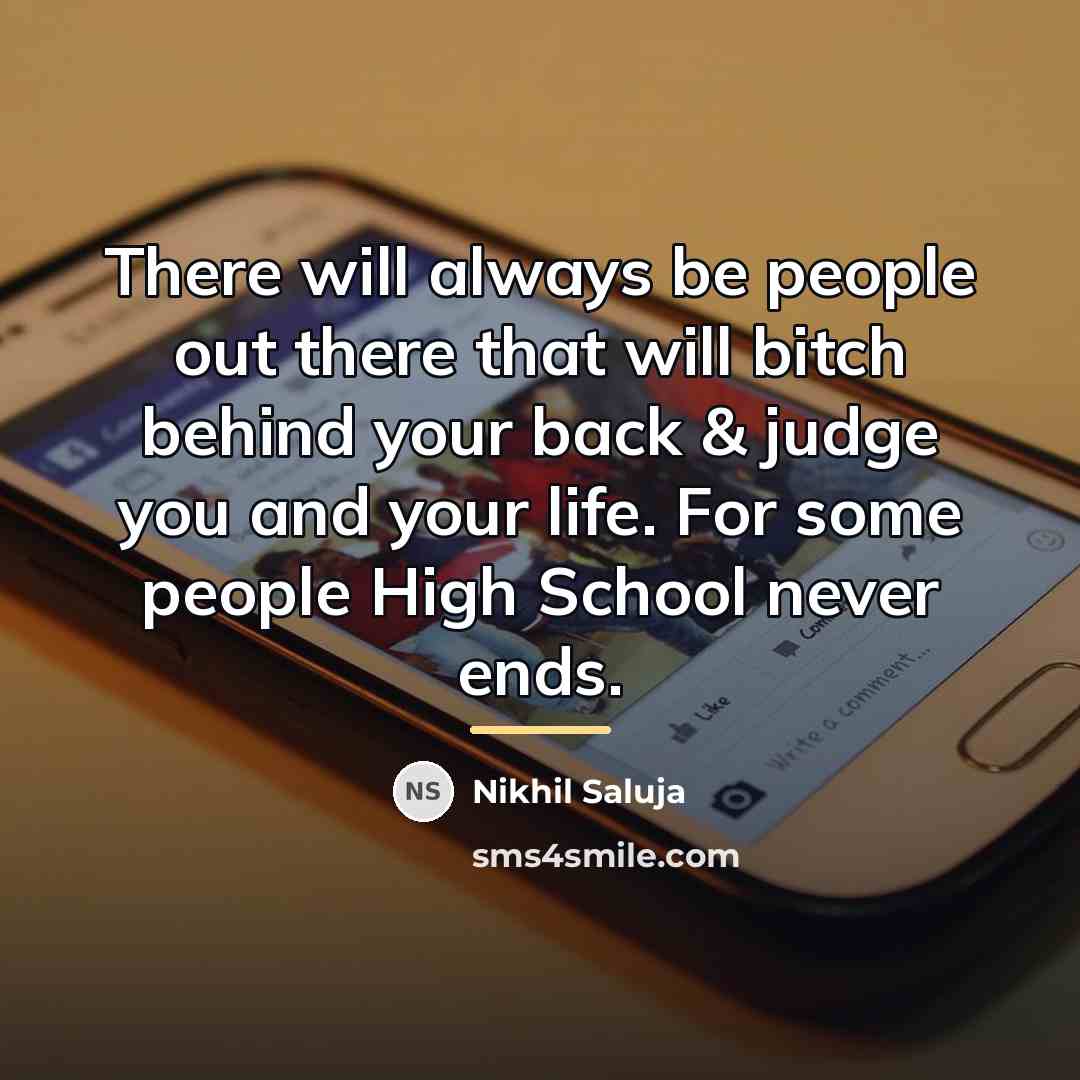 “There will always be people out there that will bitch…” quote by Nikhil Saluja