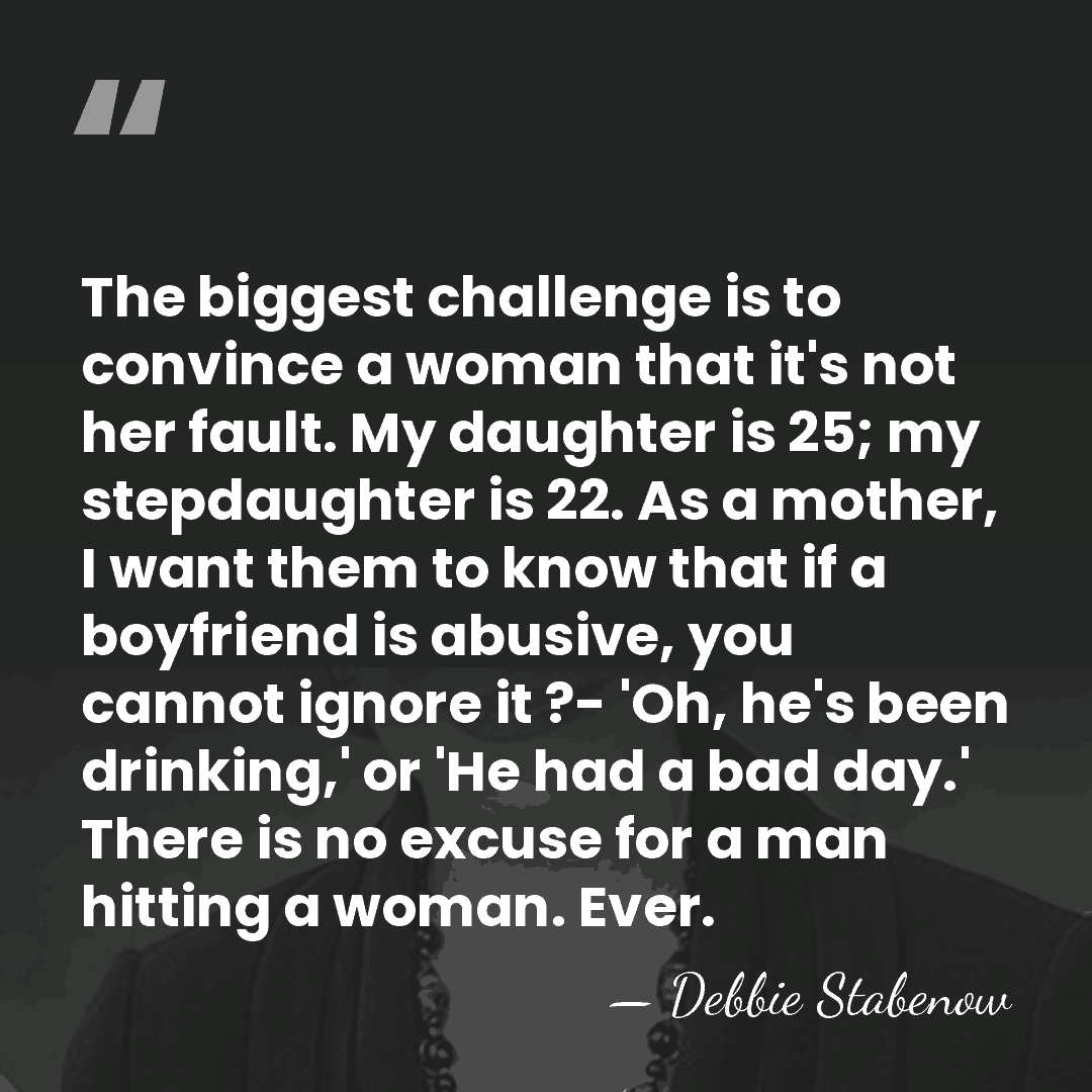 The biggest challenge is to convince a woman that it's not her&hellip; - Debbie Stabenow