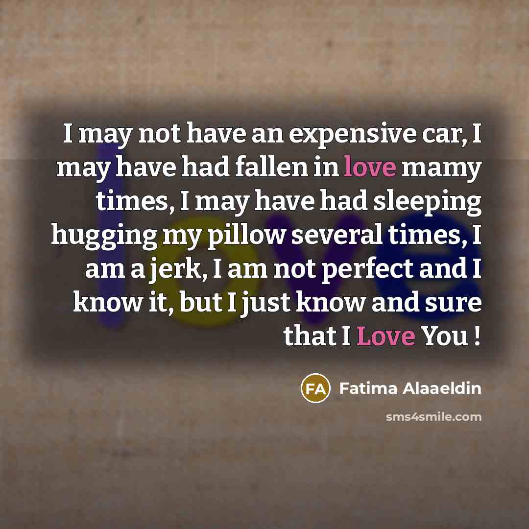“I may not have an expensive car, I may have…” quote by Fatima Alaaeldin