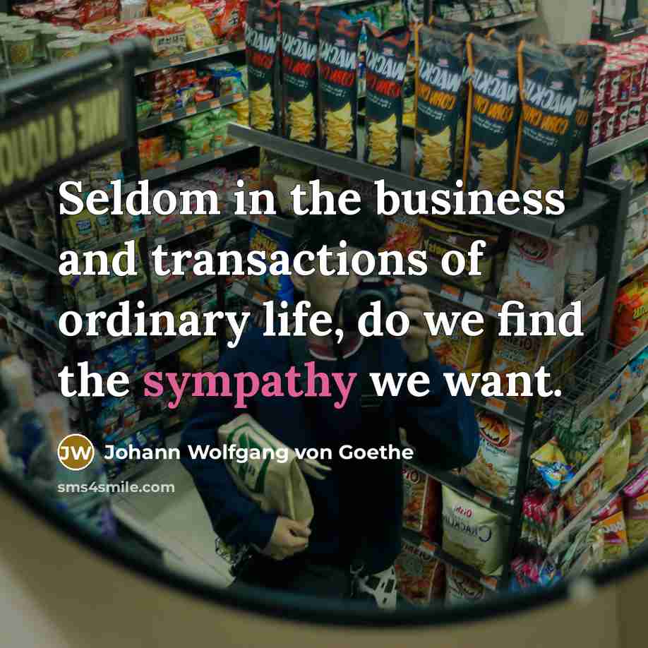 “Seldom in the business and transactions of ordinary life, do…” quote by Johann Wolfgang von Goethe