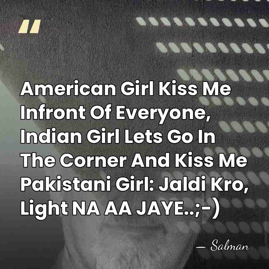 American Girl Kiss Me Infront Of Everyone, Indian Girl Lets Go In&hellip; - Salman