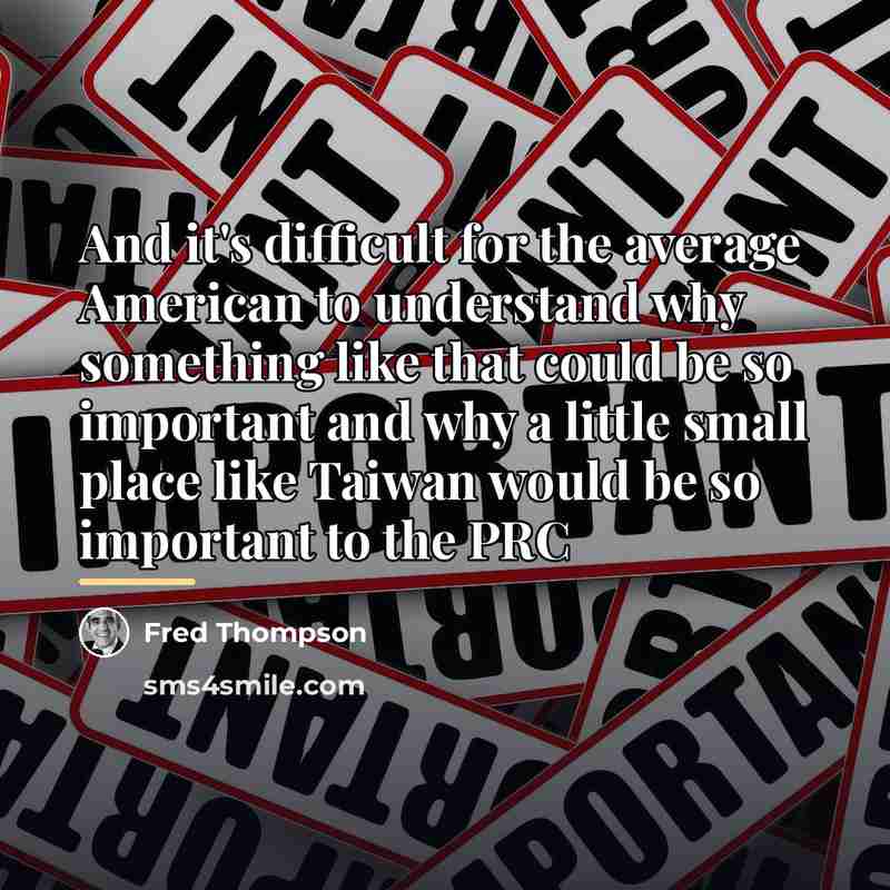 “And it's difficult for the average American to understand why…” quote by Fred Thompson