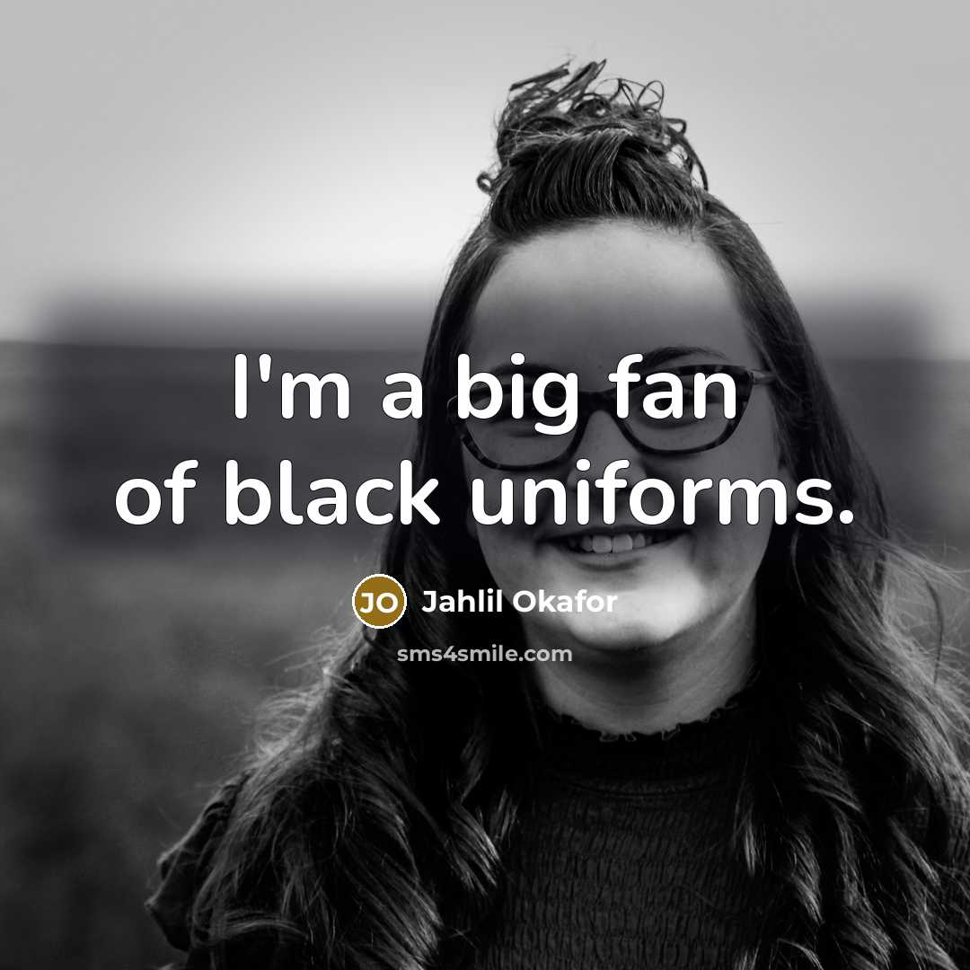 “I'm a big fan of black uniforms.…” quote by Jahlil Okafor