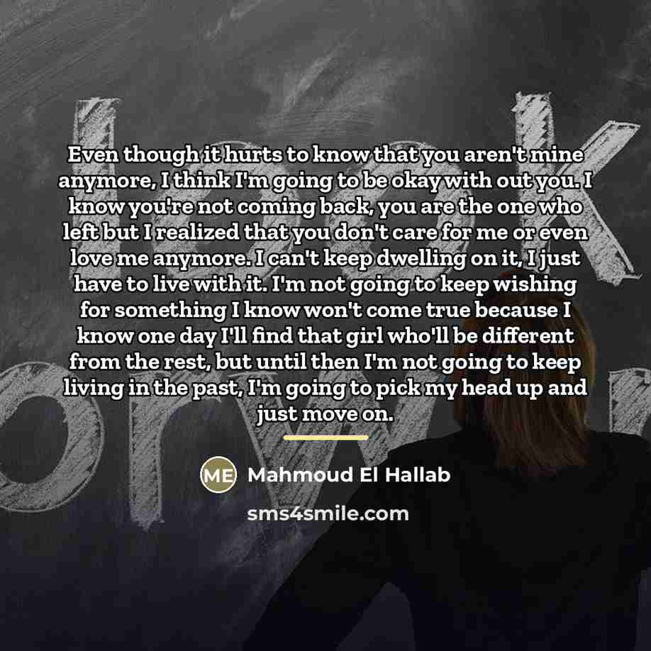 “Even though it hurts to know that you aren't mine…” quote by Mahmoud El Hallab