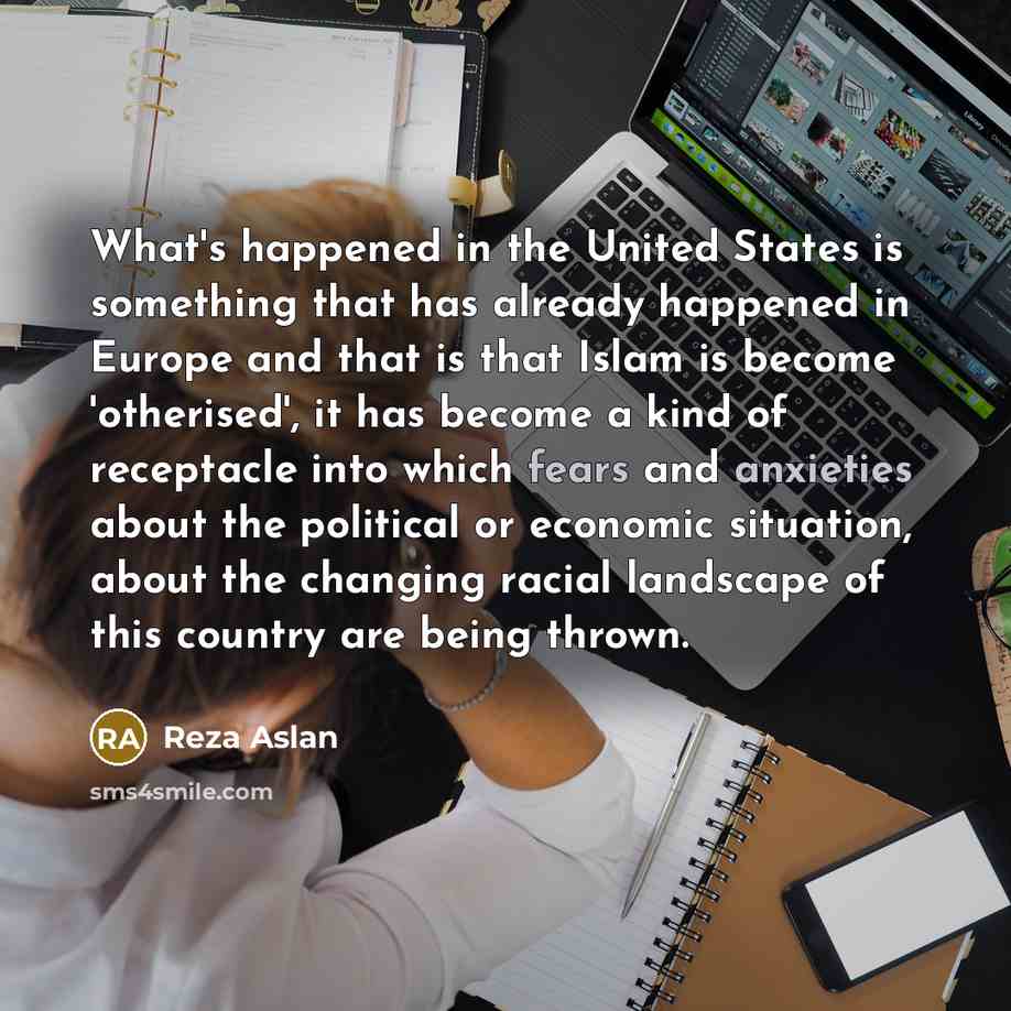 “What's happened in the United States is something that has…” quote by Reza Aslan
